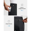 image:imagebaleaf Mens Causal Short 79 Golf Shorts Men Dress 5 Pockets Stretch Lightweight Work Athletic Short Zipper Fly FrontBlack