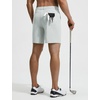 image:imagebaleaf Mens Causal Short 79 Golf Shorts Men Dress 5 Pockets Stretch Lightweight Work Athletic Short Zipper Fly FrontLight Gray