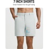 image:imagebaleaf Mens Causal Short 79 Golf Shorts Men Dress 5 Pockets Stretch Lightweight Work Athletic Short Zipper Fly FrontLight Gray