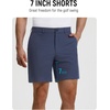 image:imagebaleaf Mens Causal Short 79 Golf Shorts Men Dress 5 Pockets Stretch Lightweight Work Athletic Short Zipper Fly FrontNavy Blue