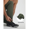 image:imagebaleaf Mens Hiking Pants Lightweight Quick Dry Water Resistant Outdoor Pants with 6 Pockets UPF 50 for Hiking Fishing WorkArmy Green