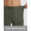 image:imagebaleaf Mens Hiking Pants Lightweight Quick Dry Water Resistant Outdoor Pants with 6 Pockets UPF 50 for Hiking Fishing WorkArmy Green