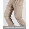 image:imagebaleaf Mens Hiking Pants Lightweight Quick Dry Water Resistant Outdoor Pants with 6 Pockets UPF 50 for Hiking Fishing WorkKhaki