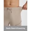 image:imagebaleaf Mens Hiking Pants Lightweight Quick Dry Water Resistant Outdoor Pants with 6 Pockets UPF 50 for Hiking Fishing WorkKhaki
