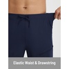image:imagebaleaf Mens Hiking Pants Lightweight Quick Dry Water Resistant Outdoor Pants with 6 Pockets UPF 50 for Hiking Fishing WorkNavy Blue
