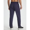 image:imagebaleaf Mens Joggers Pants with Zipper Pockets Running Pants Men Lightweight UPF50 Tapered Sweatpants Athletic Track WorkoutNavy Blue