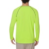 image:imagebaleaf Mens UPF 50 Sun Protection Shirts Long Sleeve Rash Guard Quick Dry 4Way Stretch for Fishing Swimming SurfingNeon Edge