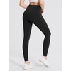 image:imagebaleaf Womens Fleece Lined Leggings Waterproof Hiking Petite Pants Zipper Pockets Winter Thermal Warm Cold WeatherBlack
