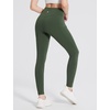 image:imagebaleaf Womens Fleece Lined Leggings Waterproof Hiking Petite Pants Zipper Pockets Winter Thermal Warm Cold WeatherDark Army Green