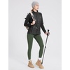 image:imagebaleaf Womens Fleece Lined Leggings Waterproof Hiking Petite Pants Zipper Pockets Winter Thermal Warm Cold WeatherDark Army Green