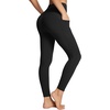 image:imagebaleaf Womens Leggings with Pockets Tummy Control Workout High Waisted Athletic 78 Ultra Soft Gym Yoga Ankle PantsBlack