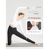 image:imagebaleaf Womens Leggings with Pockets Tummy Control Workout High Waisted Athletic 78 Ultra Soft Gym Yoga Ankle PantsBlack
