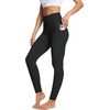 image:imagebaleaf Womens Leggings with Pockets Tummy Control Workout High Waisted Athletic 78 Ultra Soft Gym Yoga Ankle PantsBlack