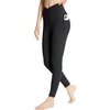 image:imagebaleaf Womens Leggings with Pockets Tummy Control Workout High Waisted Athletic 78 Ultra Soft Gym Yoga Ankle PantsBlack