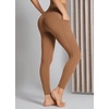 image:imagebaleaf Womens Leggings with Pockets Tummy Control Workout High Waisted Athletic 78 Ultra Soft Gym Yoga Ankle PantsCaramel Caf
