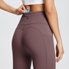 image:imagebaleaf Womens Leggings with Pockets Tummy Control Workout High Waisted Athletic 78 Ultra Soft Gym Yoga Ankle PantsDark Brown