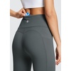 image:imagebaleaf Womens Leggings with Pockets Tummy Control Workout High Waisted Athletic 78 Ultra Soft Gym Yoga Ankle PantsDark Gray