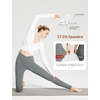 image:imagebaleaf Womens Leggings with Pockets Tummy Control Workout High Waisted Athletic 78 Ultra Soft Gym Yoga Ankle PantsGraphite Gray