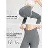 image:imagebaleaf Womens Leggings with Pockets Tummy Control Workout High Waisted Athletic 78 Ultra Soft Gym Yoga Ankle PantsGraphite Gray