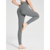 image:imagebaleaf Womens Leggings with Pockets Tummy Control Workout High Waisted Athletic 78 Ultra Soft Gym Yoga Ankle PantsGraphite Gray