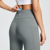 image:imagebaleaf Womens Leggings with Pockets Tummy Control Workout High Waisted Athletic 78 Ultra Soft Gym Yoga Ankle PantsGray