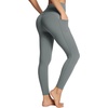 image:imagebaleaf Womens Leggings with Pockets Tummy Control Workout High Waisted Athletic 78 Ultra Soft Gym Yoga Ankle PantsGray