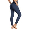 image:imagebaleaf Womens Leggings with Pockets Tummy Control Workout High Waisted Athletic 78 Ultra Soft Gym Yoga Ankle PantsNavy