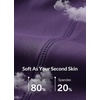 image:imagebaleaf Womens Leggings with Pockets Tummy Control Workout High Waisted Athletic 78 Ultra Soft Gym Yoga Ankle PantsShadow Purple