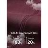 image:imagebaleaf Womens Leggings with Pockets Tummy Control Workout High Waisted Athletic 78 Ultra Soft Gym Yoga Ankle PantsWine