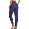image:imagebaleaf Womens Lightweight Hiking Pants Water Resistant Quick Dry Joggers with 5 Zipper Pockets UPF 50 for Travel HikingClassic Navy 28 Inseam