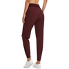 image:imagebaleaf Womens Lightweight Hiking Pants Water Resistant Quick Dry Joggers with 5 Zipper Pockets UPF 50 for Travel HikingRed 28 Inseam
