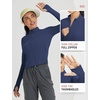 image:imagebaleaf Womens UPF 50 Sun Crop Shirt with Pockets Full Zip Cooling Quick Dry Long Sleeve Jacket for Golf HikingNavy Blue