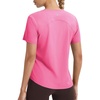 image:imagebaleaf Ice Cooling Short Sleeve Workout Tops for Women Running Shirts UPF 50 Athletic Tennis Yoga Split Back Quick DryPink