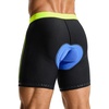 image:imagebaleaf Mens 4D Padded Bike Short AntiSlip Leg Grips Cycling Underwear MTB Liner Bicycle Biking RidingBlackGreen