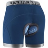 image:imagebaleaf Mens 5D Padded Bike Underwear Cycling Shorts Anti Slip Mountain Biking Riding Bicycle MTB Gear LinerNavy Blue