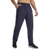 image:imagebaleaf Mens Joggers Pants with Zipper Pockets Running Pants Men Lightweight UPF50 Tapered Sweatpants Athletic Track WorkoutNavy Blue