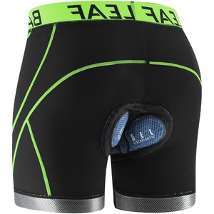 image:imagebaleaf Mens 5D Padded Bike Underwear Cycling Shorts Anti Slip Mountain Biking Riding Bicycle MTB Gear LinerBlackGreen
