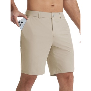 image:imagebaleaf Mens Causal Short 79 Golf Shorts Men Dress 5 Pockets Stretch Lightweight Work Athletic Short Zipper Fly FrontKhaki