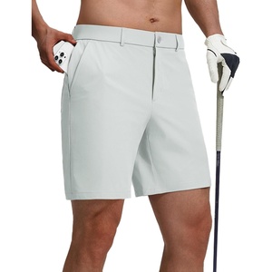 image:imagebaleaf Mens Causal Short 79 Golf Shorts Men Dress 5 Pockets Stretch Lightweight Work Athletic Short Zipper Fly FrontLight Gray