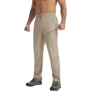 image:imagebaleaf Mens Hiking Pants Lightweight Quick Dry Water Resistant Outdoor Pants with 6 Pockets UPF 50 for Hiking Fishing WorkKhaki