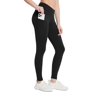 image:imagebaleaf Womens Fleece Lined Leggings Waterproof Hiking Petite Pants Zipper Pockets Winter Thermal Warm Cold WeatherBlack