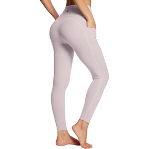 image:imagebaleaf Womens Leggings with Pockets Tummy Control Workout High Waisted Athletic 78 Ultra Soft Gym Yoga Ankle PantsLight Purple