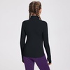 image:imagebaleaf Girls Long Sleeve Shirts Fleece Jacket Fall Half Zip Pullover Kids Sweatshirts Athletic Thermal CoatAblack