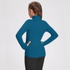 image:imagebaleaf Girls Long Sleeve Shirts Fleece Jacket Fall Half Zip Pullover Kids Sweatshirts Athletic Thermal CoatAnavy Blue