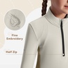 image:imagebaleaf Girls Long Sleeve Shirts Fleece Jacket Fall Half Zip Pullover Kids Sweatshirts Athletic Thermal CoatAoat Pink