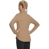 image:imagebaleaf Girls Long Sleeve Shirts Fleece Jacket Fall Half Zip Pullover Kids Sweatshirts Athletic Thermal CoatBbrown