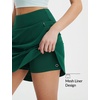 image:imagebaleaf Skorts for Women 20 Golf Athletic Tennis Skirts Knee Length Pickleball Hiking Casual Skort Zipper Pockets UPF50Dark Green