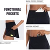 image:imagebaleaf Womens 13 Tennis Skirts Golf Skort High Waisted Athletic Pleated Pockets Linner Running Sports Workout CasualSolid Black