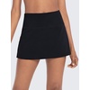 image:imagebaleaf Womens 13 Tennis Skirts Golf Skort High Waisted Athletic Pleated Pockets Linner Running Sports Workout CasualSolid Black