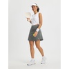 image:imagebaleaf Womens 18 Tennis Skorts Skirts Knee Length with Liner Shorts High Waisted Golf Pickleball Athletic with PocketsDark Gray